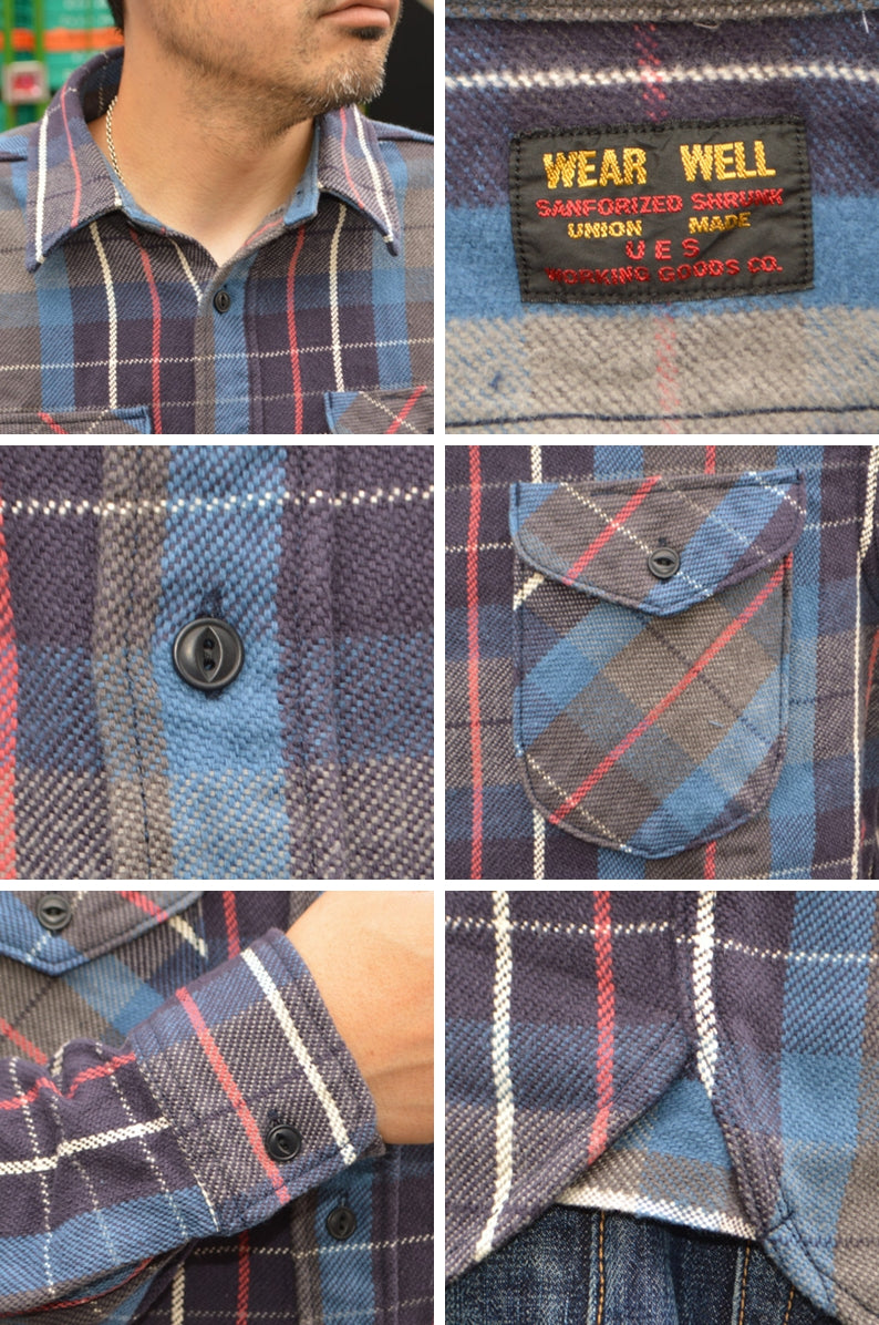 UES "502653" HEAVY FLANNEL SHIRTS
