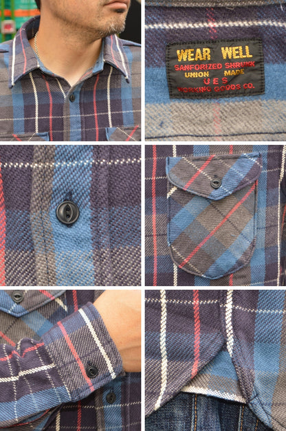 UES "502653" HEAVY FLANNEL SHIRTS