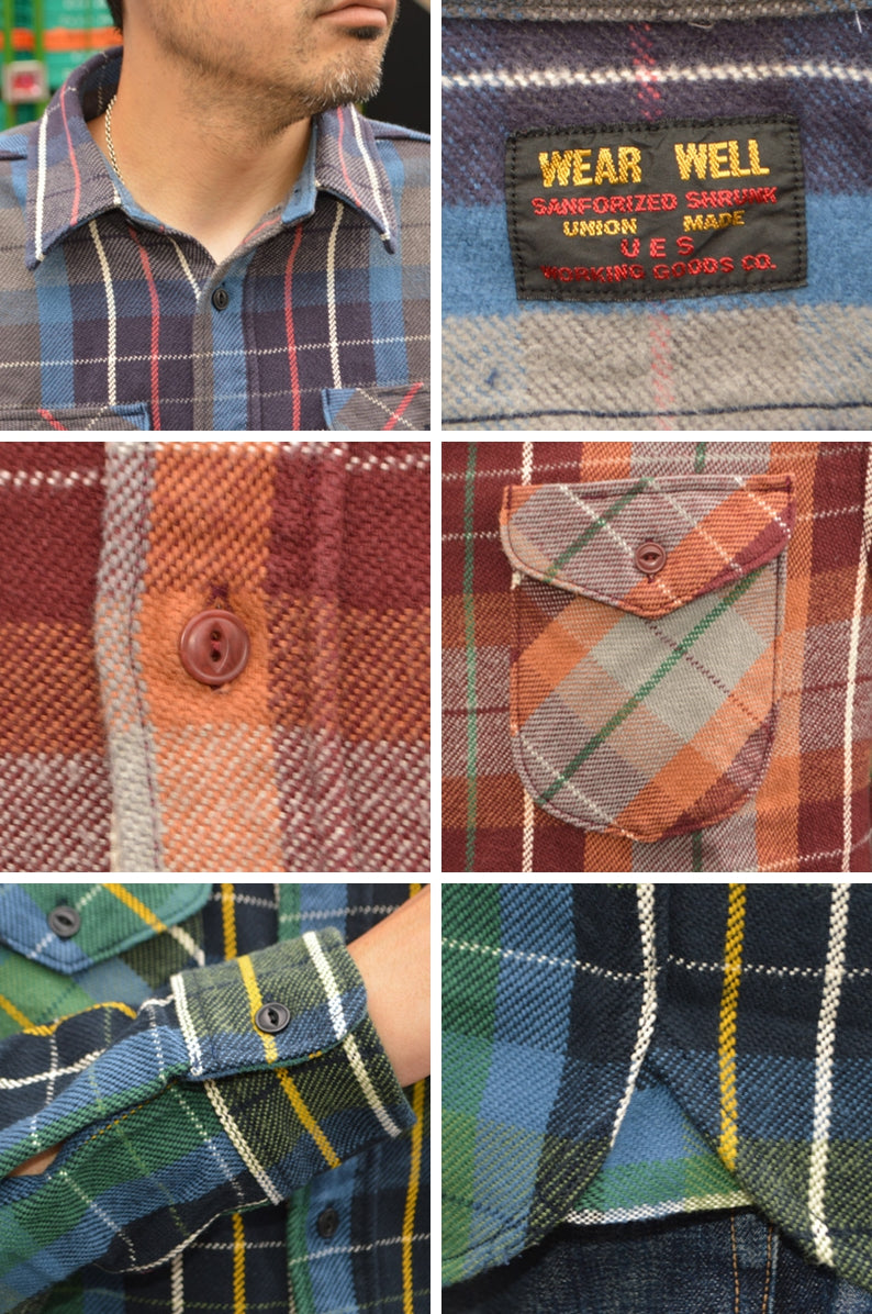UES "502653" HEAVY FLANNEL SHIRTS