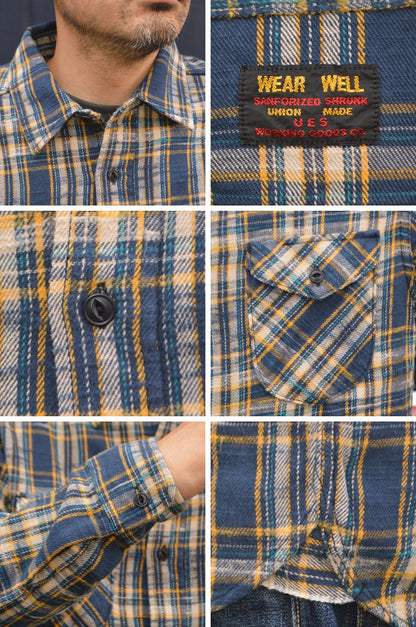 UES "502655" SLAB FLANNEL SHIRTS