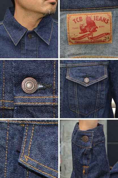 TCB jeans "TCB 60's Trucker Jacket / Type 3rd" 13oz 3rd DENIM JACKET