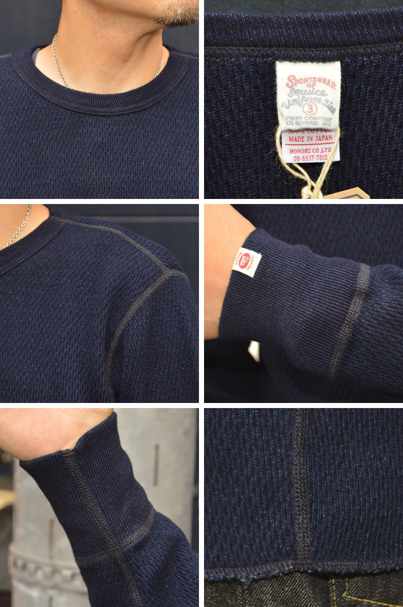 UES "60WH-I" Indigo Double Honeycomb Thermal