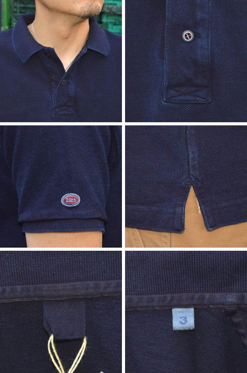 トップス YGM SEE SEE S.F.C BIG NYLON POLO NAVY YGM SEE SEE S.F.C BIG NYLON POLO NAVY