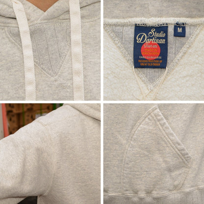 STUDIO D'ARTISAN "8189" Loopwheel Hoodie