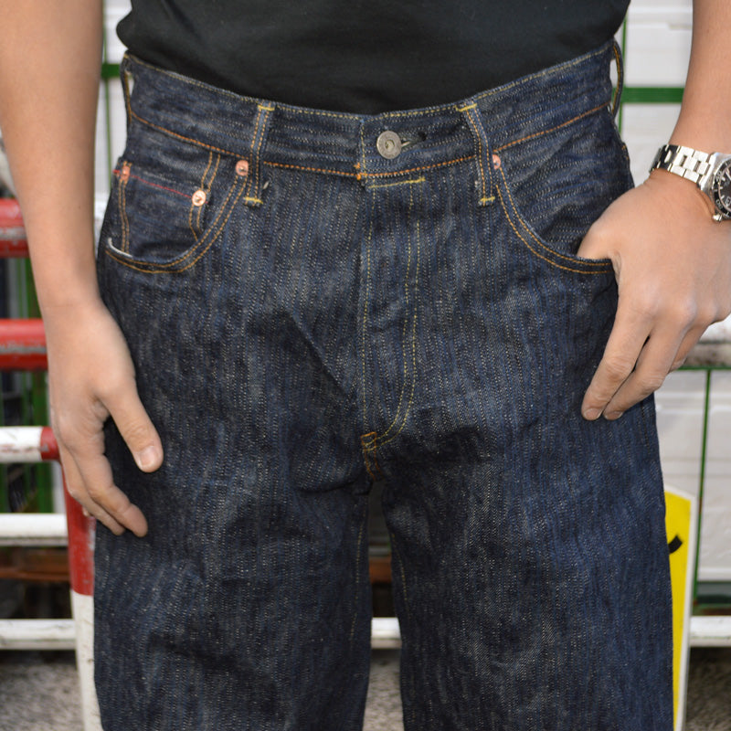ONI DENIM "822-ONI KASE" 16oz Natural Indigo ONIKASE Super Wide Tapered