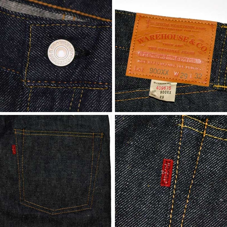 WARE HOUSE "Lot 900XX" 13.5oz Denim SLIM