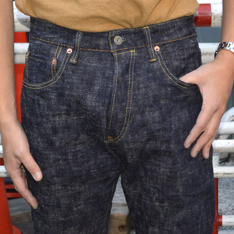 ONI DENIM "902-Kasuri" 17oz ONI Kasuri Denim High Rise Tapered