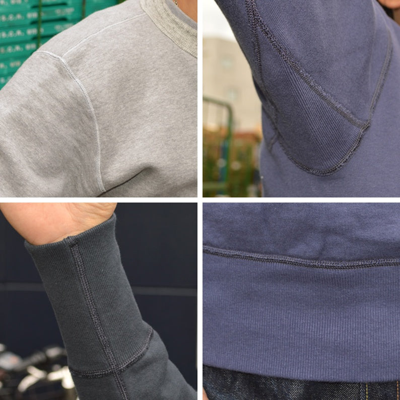 TwoMoon "92022"  V-gusset Set-in Sleeve Sweatshirt