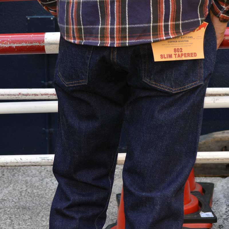 WORKERS "802" 13.75oz DENIM SLIM TAPERED