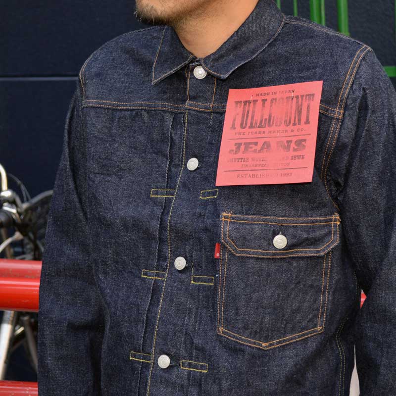 FULL COUNT "2107" 13,7oz Type 1 Denim Jacket