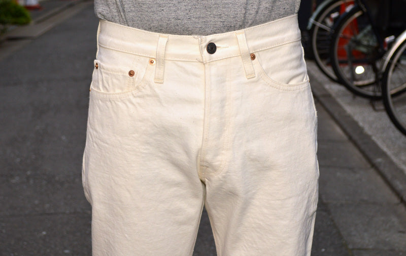 Black Friday!! 30%OFF!! RESOLUTE "AA710" 10th Anniversary White Jeans Tight Straight (66model)