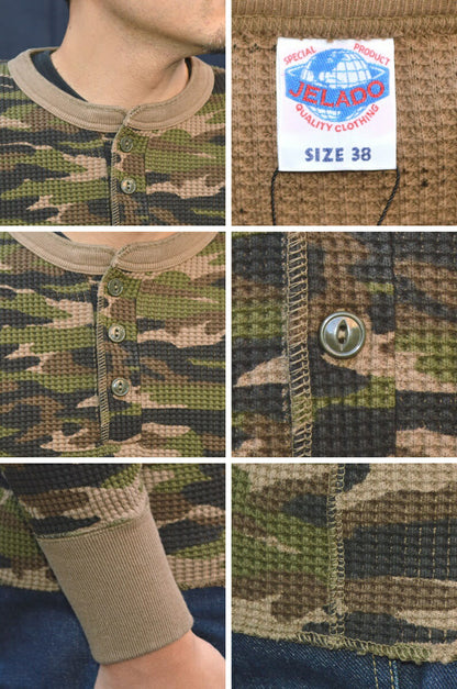 JELADO "AB94236C" Mega Thermal Henry Neck Camo