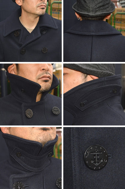 BUZZ RICKSON'S "BR11554" PEA-COAT “NAVAL CLOTHING FACTORY”