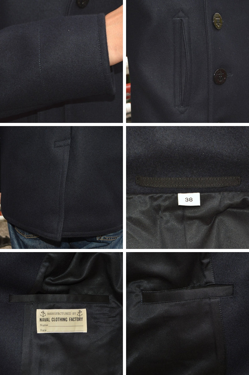 BUZZ RICKSON'S "BR11554" PEA-COAT “NAVAL CLOTHING FACTORY”