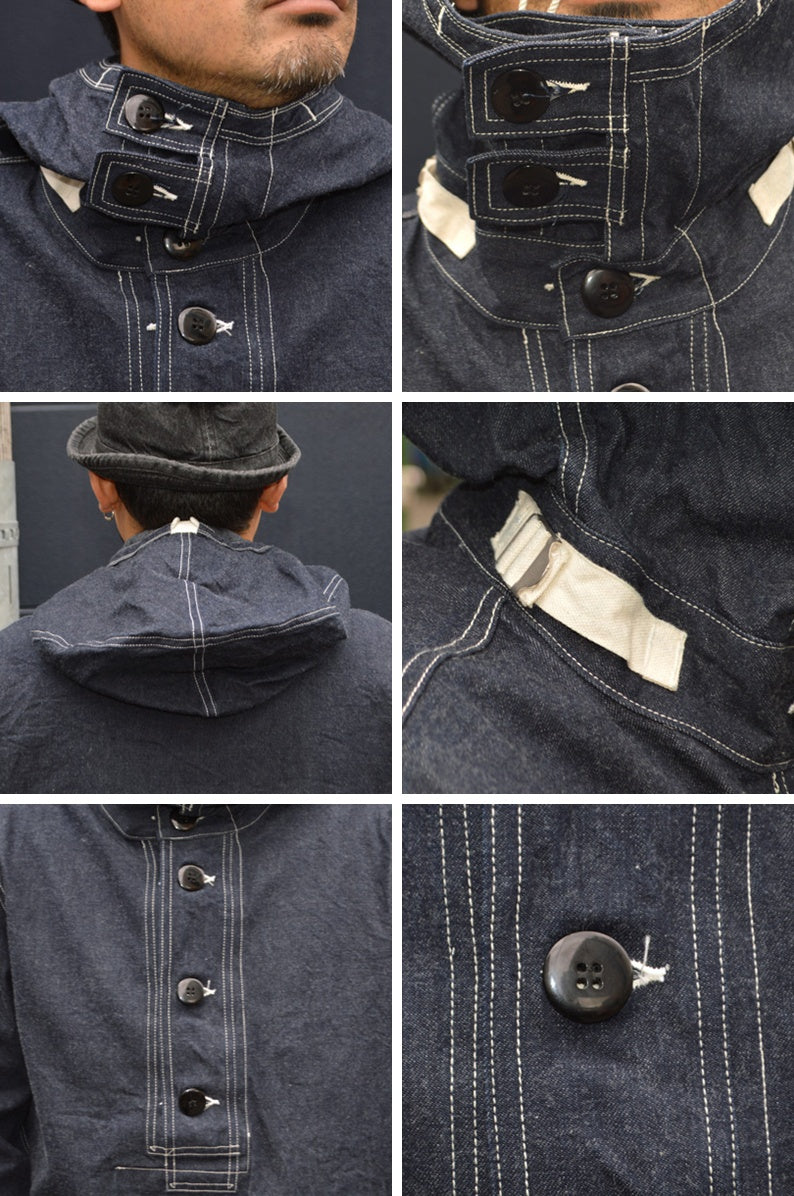BUZZ RICKSON'S BR11703 U.S.NAVY Denim Gas Protective Parka
