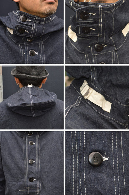 BUZZ RICKSON'S BR11703 U.S.NAVY Denim Gas Protective Parka