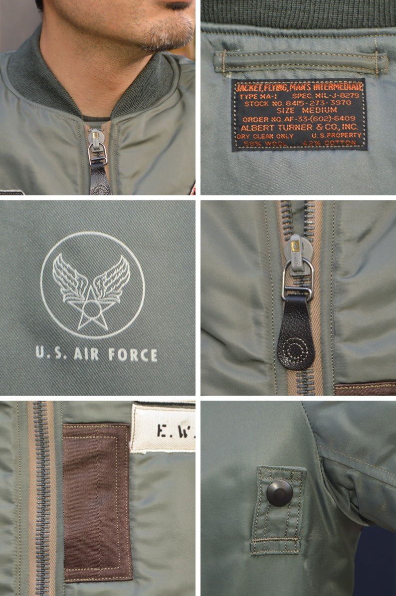 BUZZ RICKSON'S "BR15994" Type MA-1 "96th Bombardment Sq.2nd Bombardment Wing"