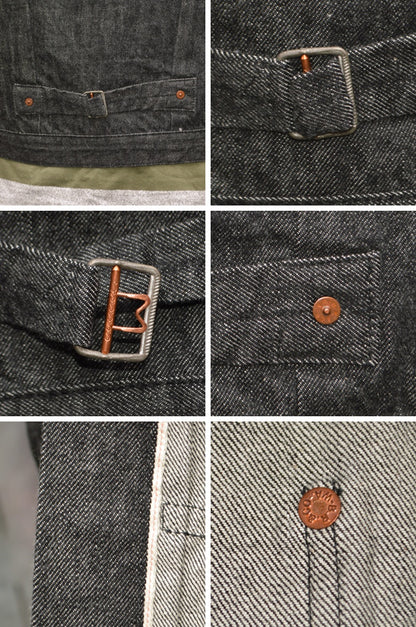 BUZZ RICKSON'S William Gibson Collection "BR16042(BR16042T)" World War 2 Black Denim Blouse