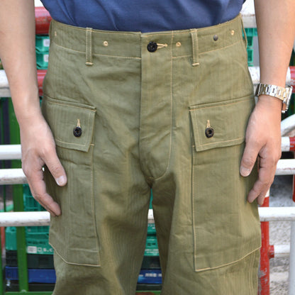 BUZZ RICKSON'S "BR42501" U.S.Marine Corps M-1944 Herringbone Pants