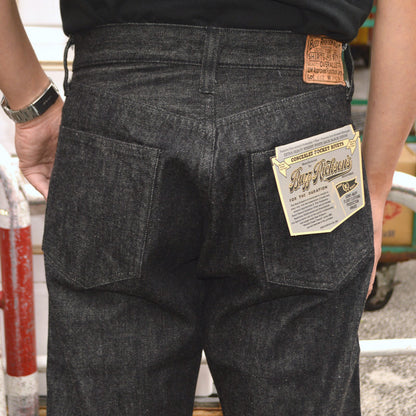 BUZZ RICKSON'S "BR43042" World War 2 Black Denim Waist Overalls