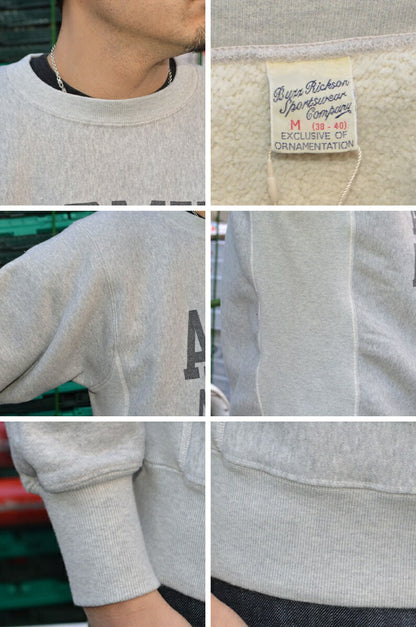 BUZZ RICKSON'S "BR69431" HORIZONTAL KNITTING SWEAT SWEAT SHIRT “ARMY ATHLETIC ASSOCIATION”