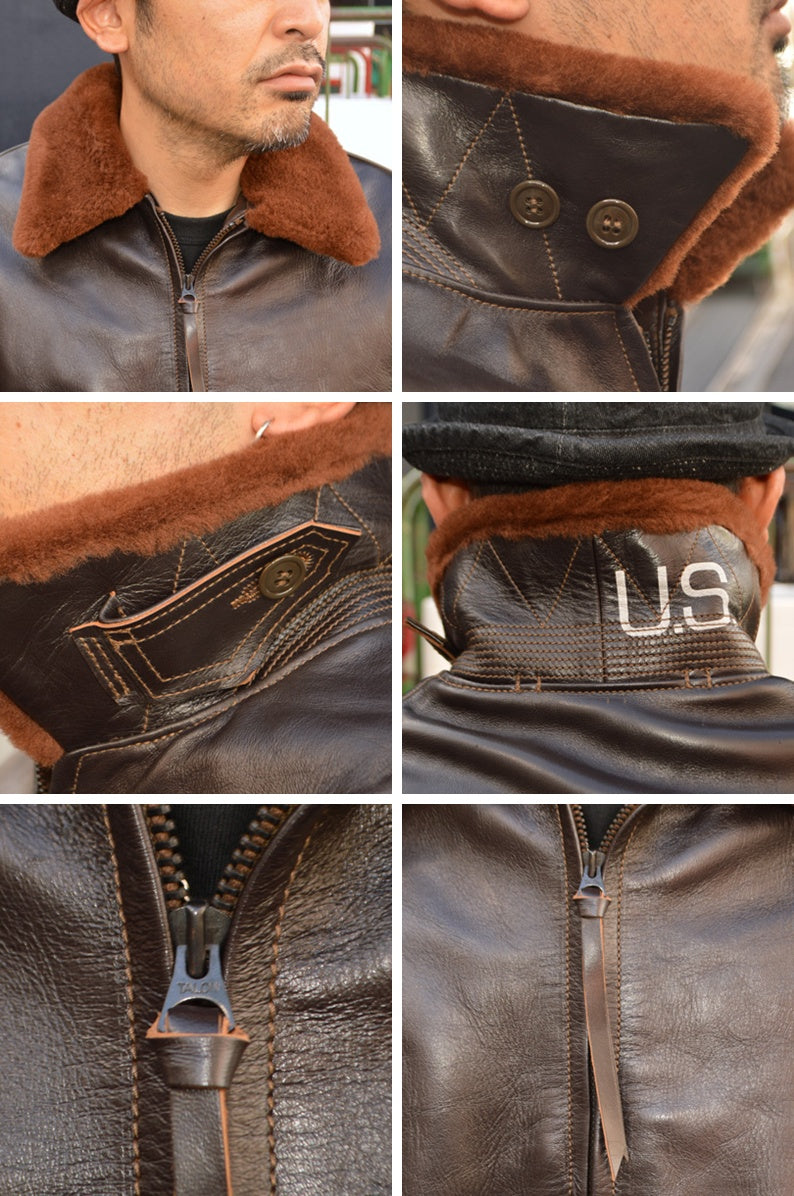 BUZZ RICKSON'S "BR80647" Type AN-J-3A “BUZZ RICKSON CO. INC. HORSEHIDE MODEL”
