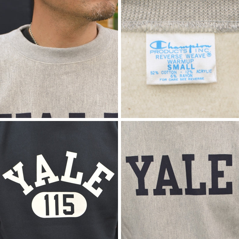 Champion / True to Archives "C3-S026" REVERSE WEAVE CREW NECK SWEAT YALE