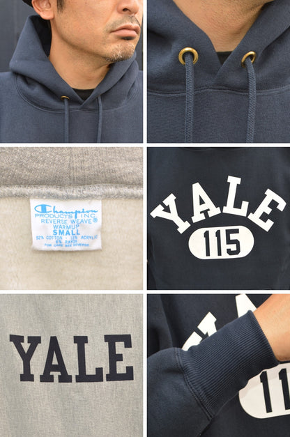Champion / True to Archives "C3-S122" REVERSE WEAVE HOODED SWEAT YALE