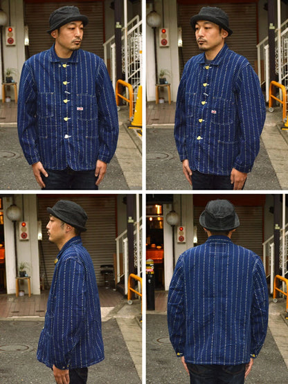 TCB jeans "Cathartt Chore Coat Paw Stripe"