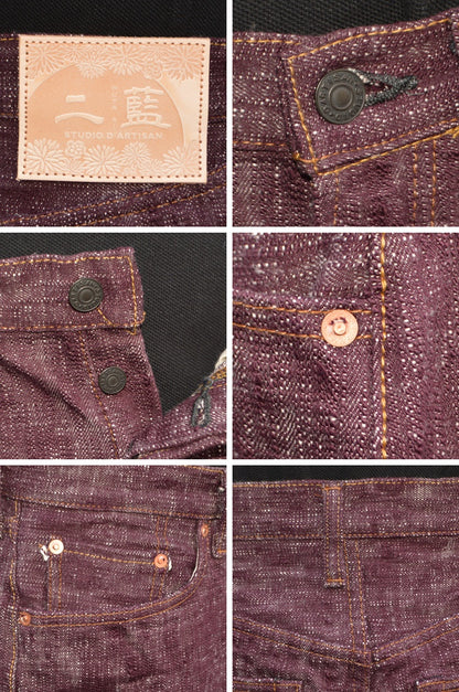 STUDIO D'ARTISAN "D1904" 16oz FUTA-AI DENIM Regular Straight