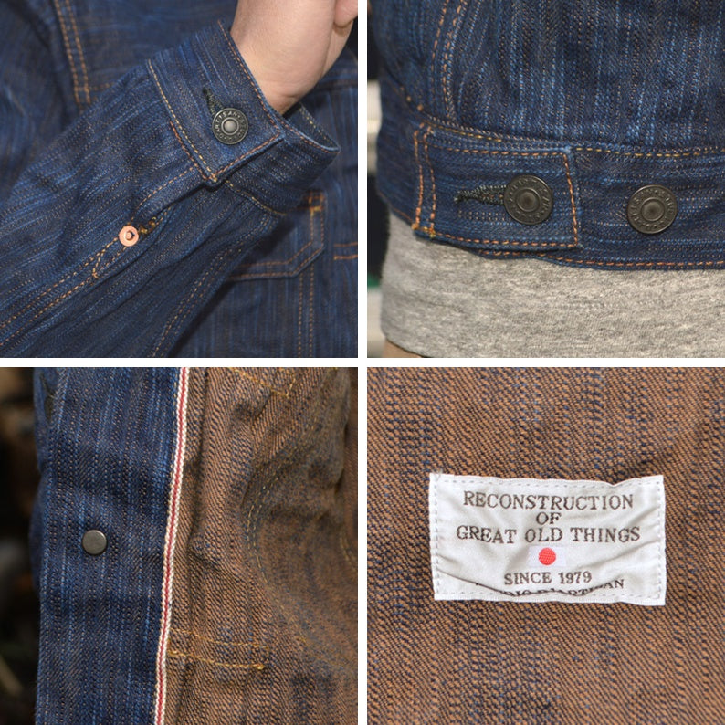 STUDIO D'ARTISAN "D4615" AWA SYOUAI KAKISHIBU Denim Jacket