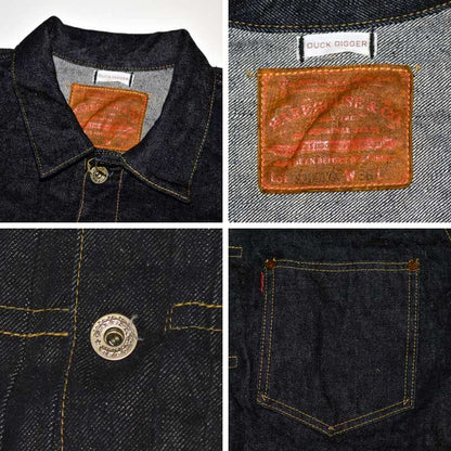 DUCK DIGGER (WARE HOUSE) "DD-S2001XX" WW2 Model Denim Jacket