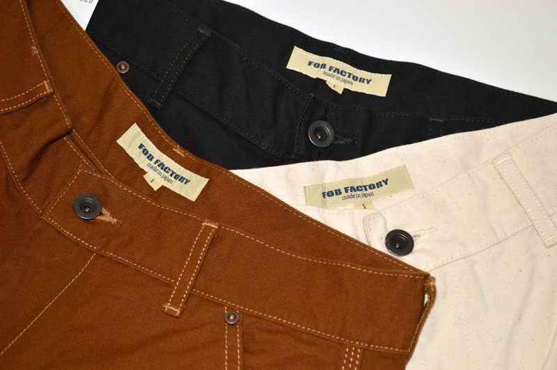 FOB FACTORY "F0530" COTTON DUCK WORK PANTS