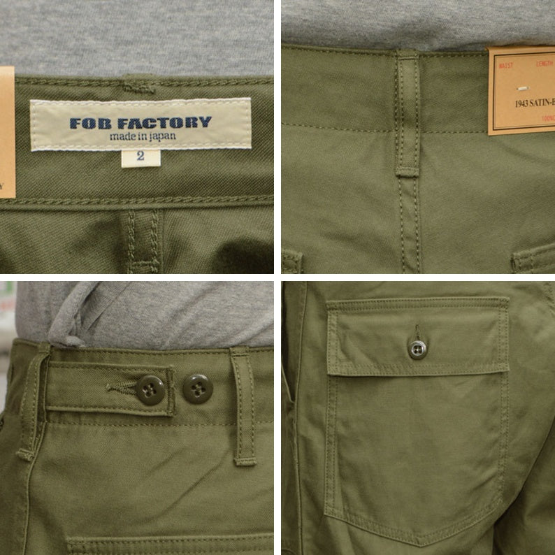 FOB FACTORY "F0540" BAKER PANTS TYPE2