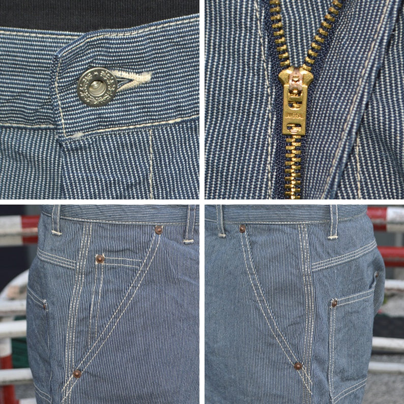 FOB FACTORY "F0548" HICKORY WORK PANTS