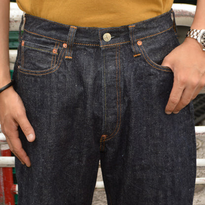 FOB FACTORY "F137" DENIM WEST OVERALLS