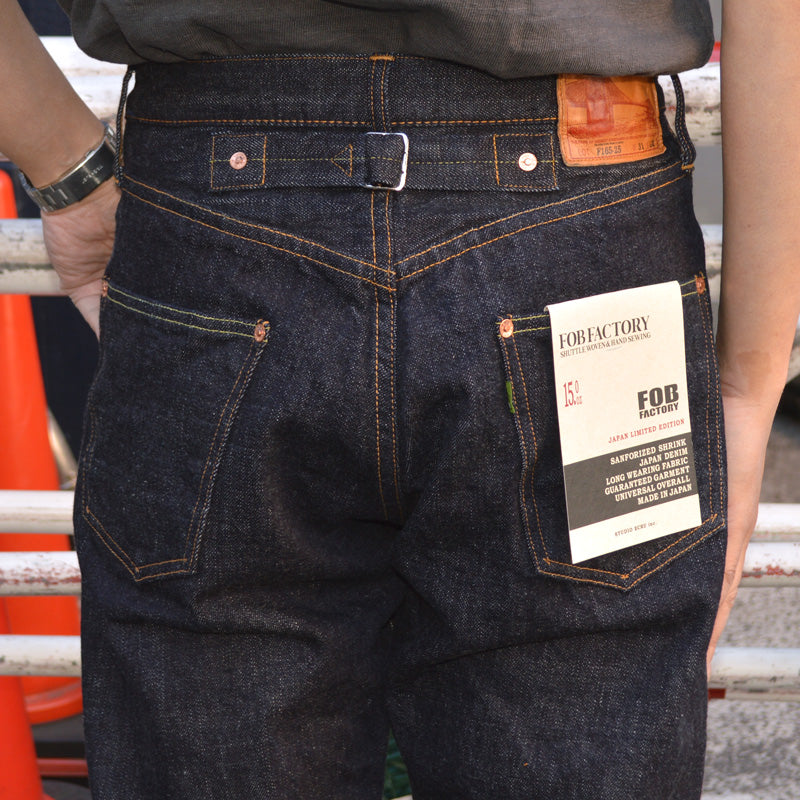 FOB FACTORY "F165-25" 14.75oz GARAGE DENIM 5P