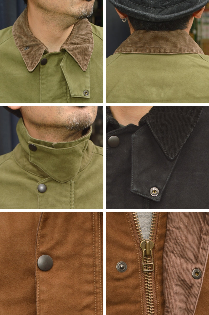 FOB FACTORY "F2361" MOLESKIN RIDING JACKET