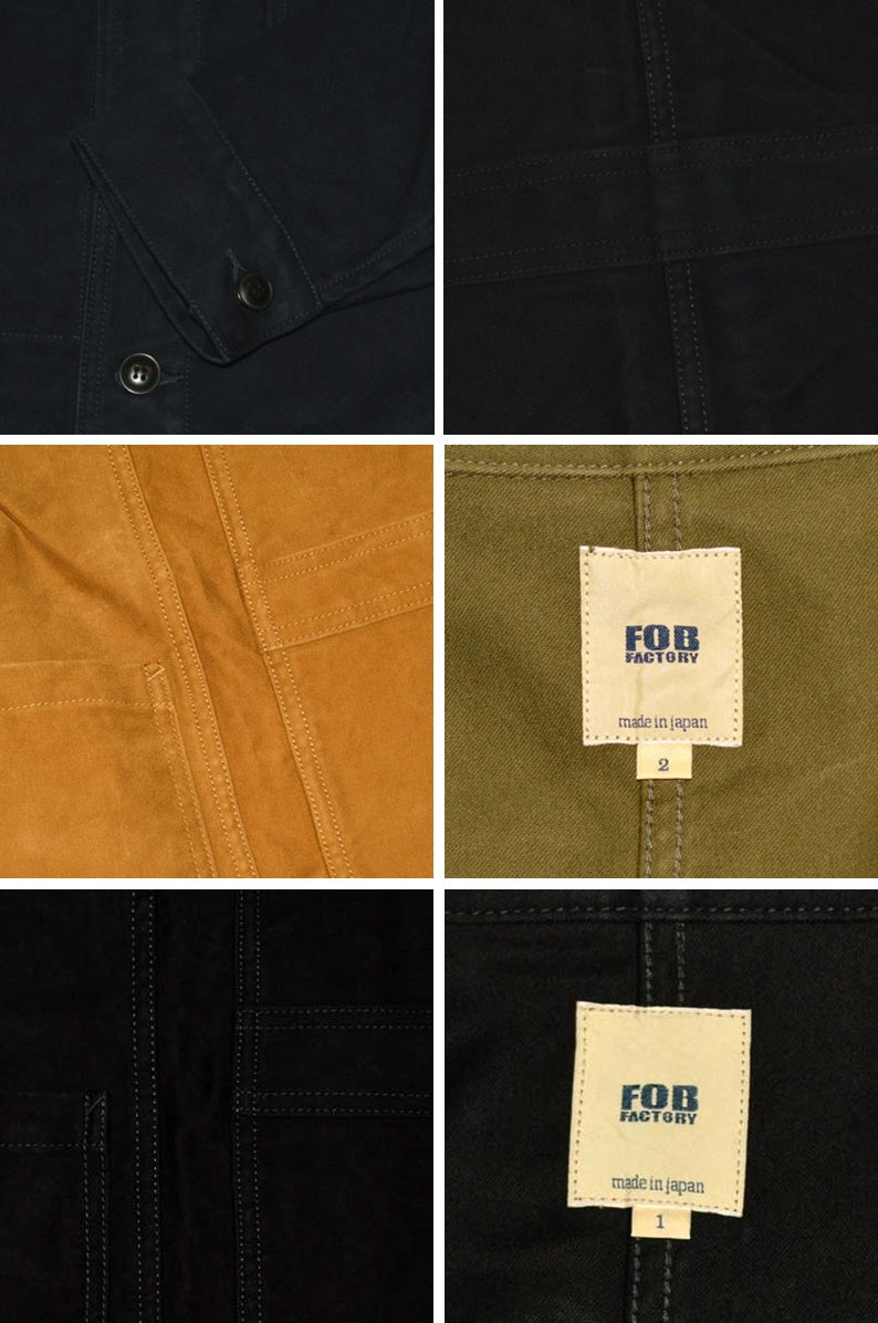 FOB FACTORY "F2373" FRENCH MOLESKIN JACKET