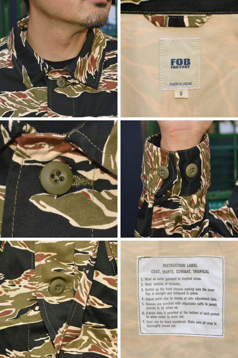 FOB FACTORY "F2457" JUNGLE FATIGUE JK
