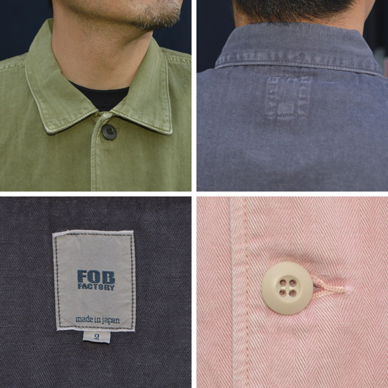 FOB FACTORY "F2461" HBT FATIGUE JACKET