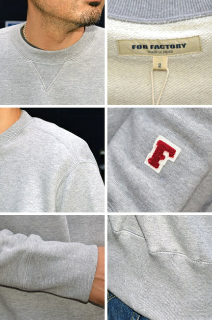 FOB FACTORY "F7098" CREW SWEAT SHIRT