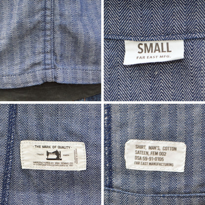 FAR EAST MANUFACTURING "Utility Shirt Herringbone" FEM