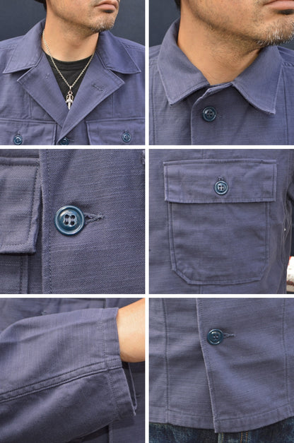 FAR EAST MANUFACTURING "Utility Shirt NAVY" FEM