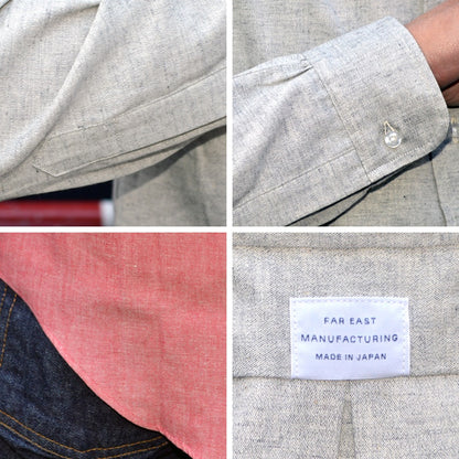 FAR EAST MANUFACTURING "00-002" Chambray B.D Shirt