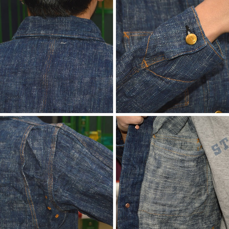 graphzero "GZ-KSCA-G.ID" 15oz Kasesome Coveralls (Skein Dyed Coveralls)