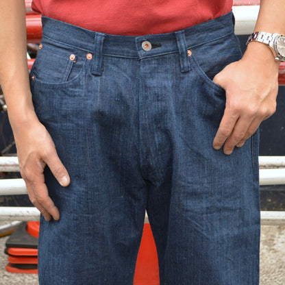 graphzero "GZ-NPST" 13oz Naturally dyed nep straight persimmon tannin