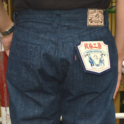 graphzero "GZ-NPST-AI" 13oz Naturally dyed nep straight Indigo