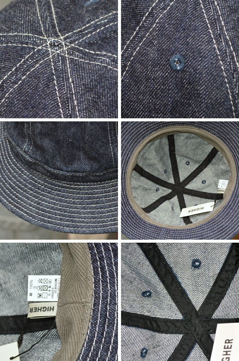 HIGHER ”HT19005” SELVEDGE DENIM HAT