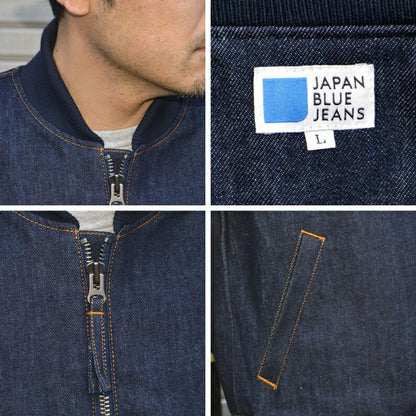 JAPAN BLUE JEANS "JBOT1307" 13oz Denim Bomber Jacket